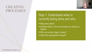 Creating Efficient Processes Webinar