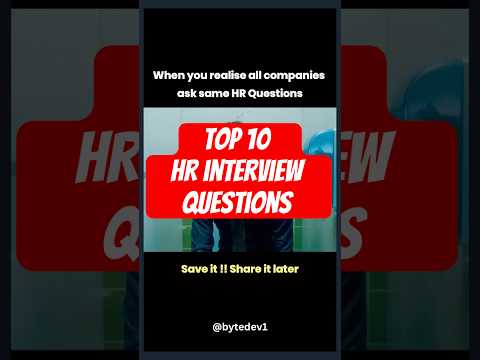 Top HR Interview Questions most companies ask