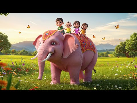 Ek Mota Hathi | Rhymes World Hindi - 3D Cartoon Video