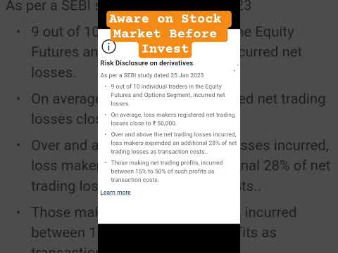 Aware on Stock Market Before Invest #stocks #stockmarket #shorts #share