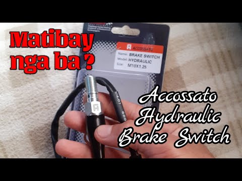 Accossato | Hydraulic Brake Switch Review - Newly Installed on Raider 150 Fi