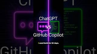 ChatGPT vs GitHub Copilot - Which for Coding?#ChatGPT #GitHubCopilot #AICoding #Programming #AITools