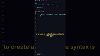 Data Types in C - Full Video Out Now! #shorts #programming #cprogramming #firstprogram #beginners