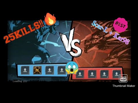 TDM 25kills | Scar-L+Kar98 Op Combination