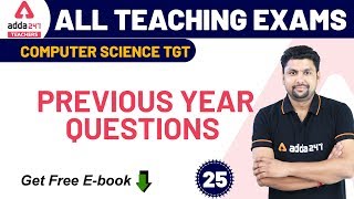 Previous Year Questions (Day-25) | Computer Science For All Exams