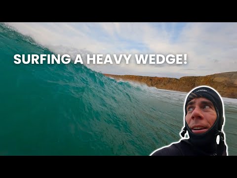 I went to surf the HEAVY FAMOUS BELICHE WEDGE! POV Surf Portugal VLOG #21