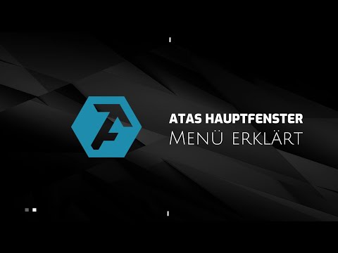 ATAS Software Hauptfenster Menü erklärt