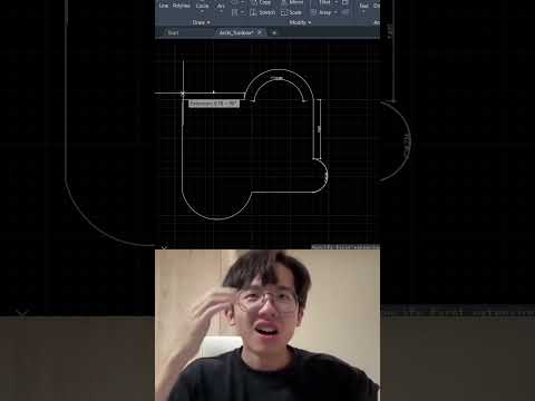 Easy way to measure dimension in curved surface in autocad #autocad #cadshorts