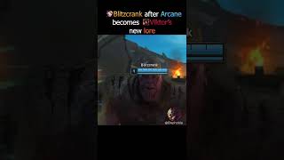 Blitzcrank after Arcane becomes canon #leagueoflegends #leagueoflegendsmemes #lolmemes #gaming