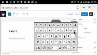 BUILDING WORDPRESS ELEMENTOR WEBSITE ON ANDROID