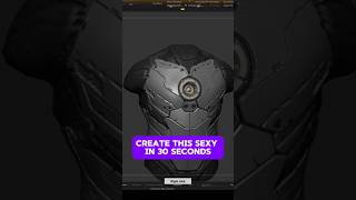 HOW TO SCULPT HARDSURFACE.  FULL VIDEO ON THE CHANNEL #zbrush