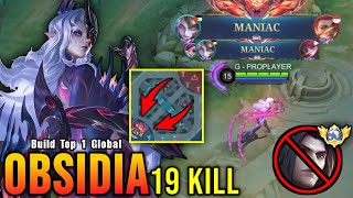 2x MANIAC!! Obsidia VS Top Global Leomord (INTENSE BATTLE) - Build Top 1 Global Obsidia ~ MLBB