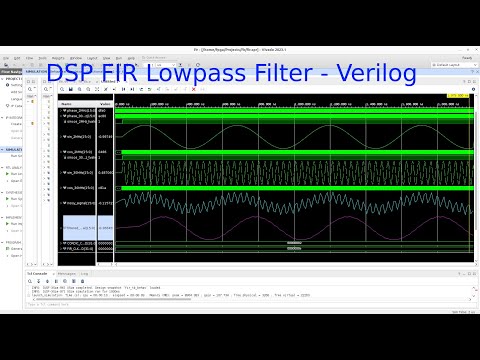 FPGA 23 - DSP FIR Lowpass Filter with Verilog