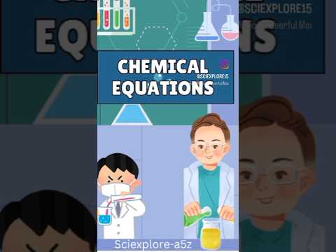 Easy explanation of chemical equations.Balancing equations,iconic equations. #shorts #education