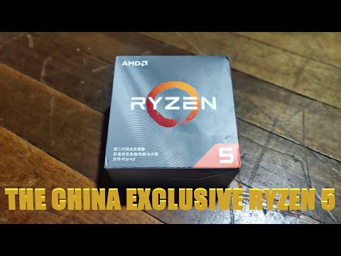 AMD RYZEN 5 3500X PROCESSOR WITH WRAITH STEALTH UNBOXING