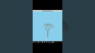 "Python Cherry Blossom Animation 🌸 (Turtle Graphics)" #shorts #programming #viralvideo