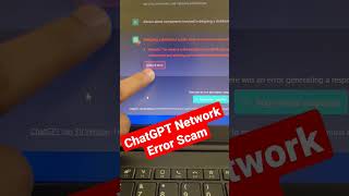 ChatGPT Network Error Scam Hogya 🤦‍♂️ #chatgpt #chatgpttutorial #networkerror