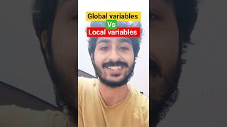 Difference between Global variables and Local variables #dsa #coding #development
