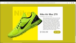 Responsive Product Card UI Design  Html CSS Responsive Design Tutorial
