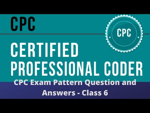CPC Exam Questions and Answers - Class 6 | Medical Coding