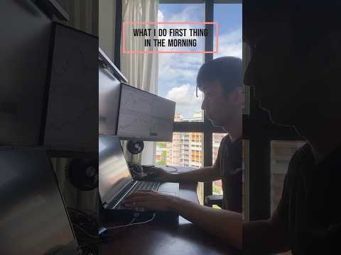 My morning routine #daytrader #daytradinglife #morningroutine #traderlife #tradinglife