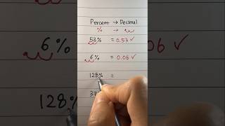 FAST way to convert percent to decimal! #percentage #decimals #mathtip #mathhack #gedmath #asvabmath