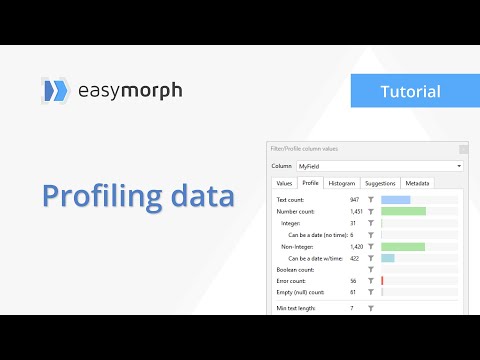 Profiling data in EasyMorph
