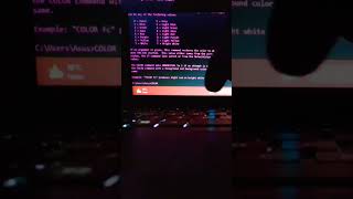 color change in command prompt #codewith harry#@adarsh uc#omegle#minecraft#ping#memes
