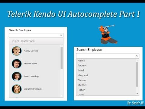 Kendo UI Autocomplete Part 1