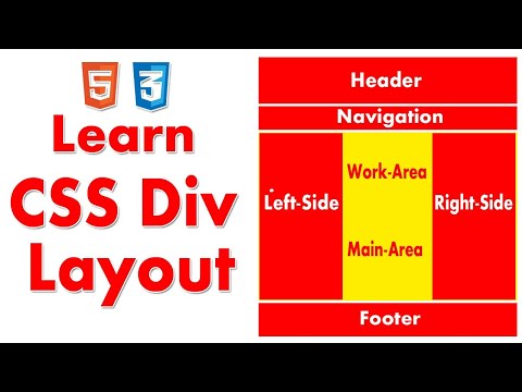 DIV Tag in HTML with CSS Property | Html div layout tutorial with CSS | (The Easy Way)