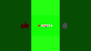 Animated Subscribe Button Green Screen #02 #shorts