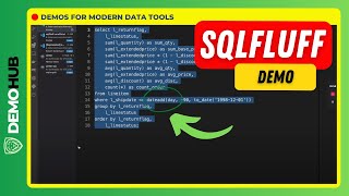 SQLFluff Demo // VSCode Extension For SQL Code Linting & Formatting - Snowflake Setup | Demohub.dev