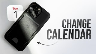 How to Change the Calendar on iPhone (tutorial)