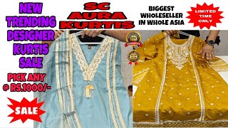 Sc Aura Kurtis | Pick any @ Rs 1000/- | Dhamaka Sale Offer | Biggest Manufacturer of India