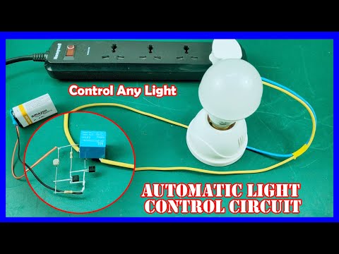 HOW TO MAKE AUTOMATIC LIGHT CONTROL CIRCUIT