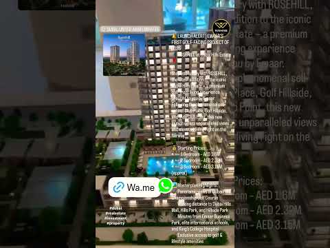 Cheapest Property Launch in Dubai Hills Estate with full Golf course viw #dubai #emaar #homeindubai