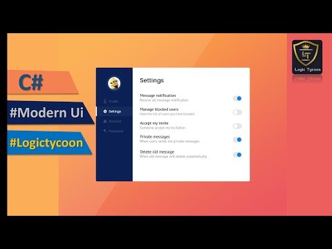 C# Modern Ui Form Designing-Lecture-5