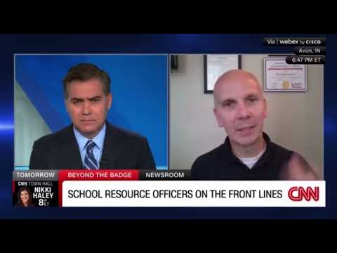 Officer Craig talks LIVE with Jim Acosta on CNN about school safety and the role of a SRO -June 2023