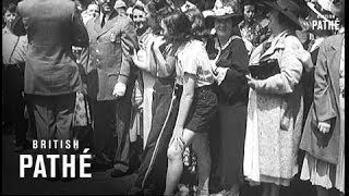 Nuptial - Anne Clark Weds John Roosevelt Aka Roosevelt's Son John Weds Anne Clark Lner (1938)
