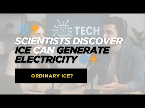 Scientists Discover Ice Can Generate Electricity ❄️⚡
