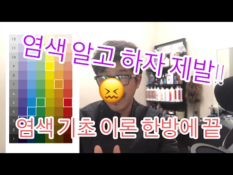 [염색 필수 기초이론1][개염신TV] 캐나다염색의 신, 개염신의 염색 기초이론 한방에 끝내자! 염색 잘하는법.