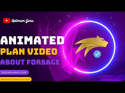 Forsage plan explain in 2 mint animated scene | is Forsage on Blockchain