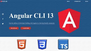 Angular Responsive Website Using HTML And CSS