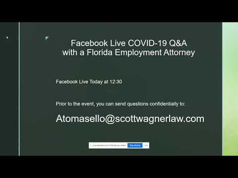 Q&A today with Florida Employment Attorney Anne Tomasello