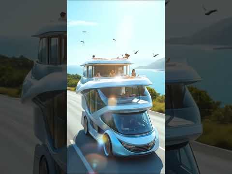 Triple Decker Futuristic Motorhome | Luxury Family Travel on Wheels