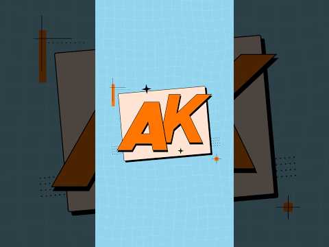 Intro for my logo #motiondesign #aftereffects #motiondev #akmotiondev #neobrutalism