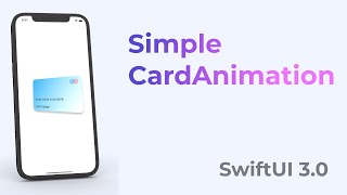 [#SwiftUI 3.0] Card Animation - Drag - scaleEffect - rotarion3DEffect