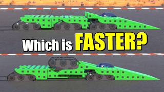 Which Configuration of Tank Tracks is Faster?