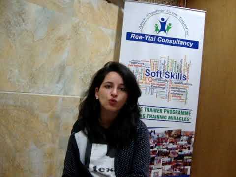Video Testimonial on Train the Trainer Certification Programme by Ree-Ytal Consultancy