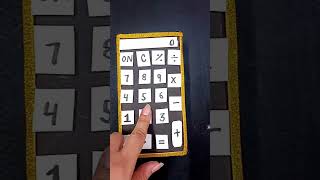 how to make calculator with cardboard #diy #calculator #cardboardmodel